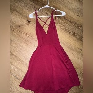 Lulus maroon dress